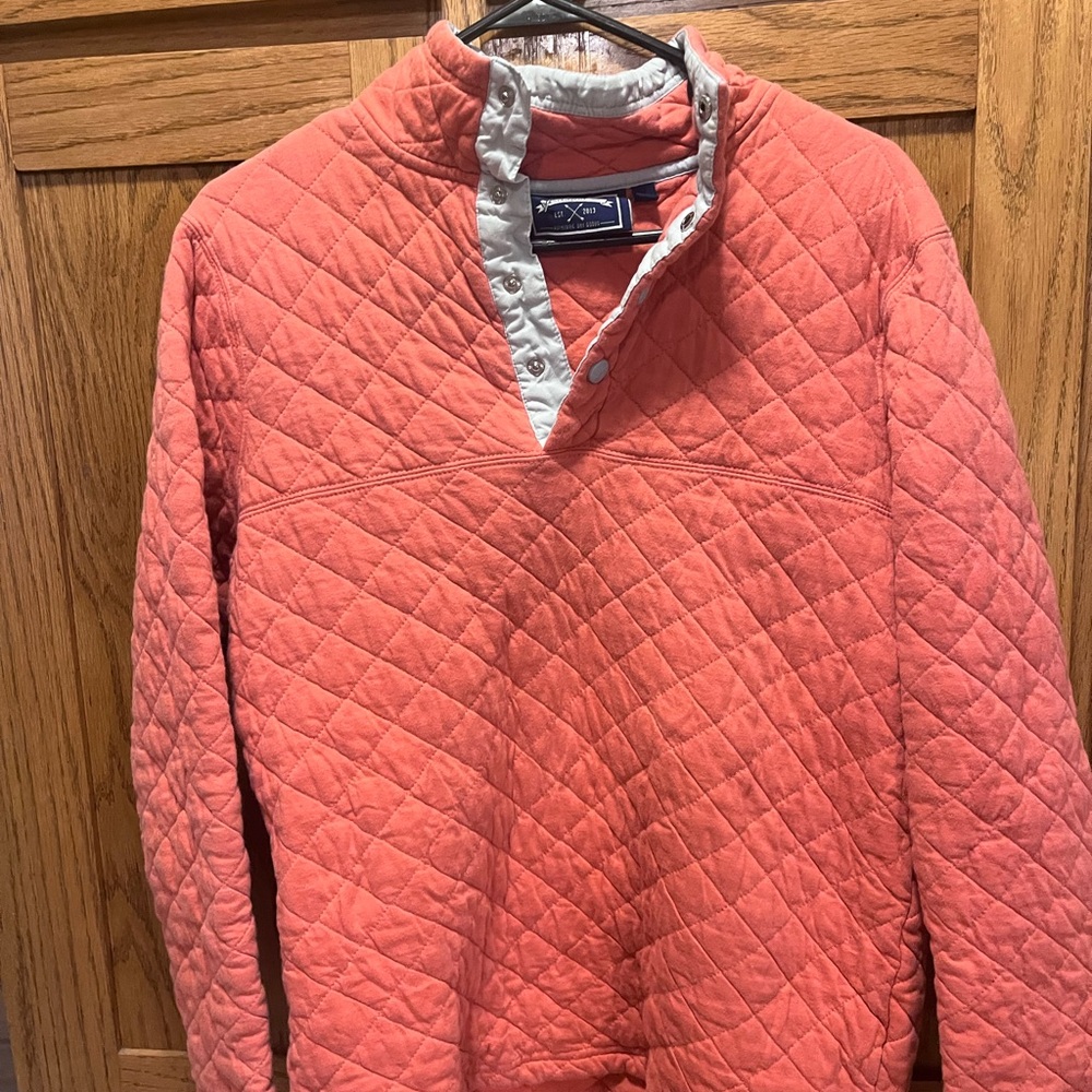 Lauren James Quilted Coral Jacket